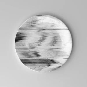 Assiette CinéVisuel - Design Inspiré du Cinéma Expérimental