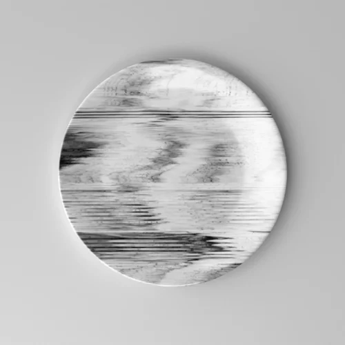 Assiette CinéVisuel - Design Inspiré du Cinéma Expérimental